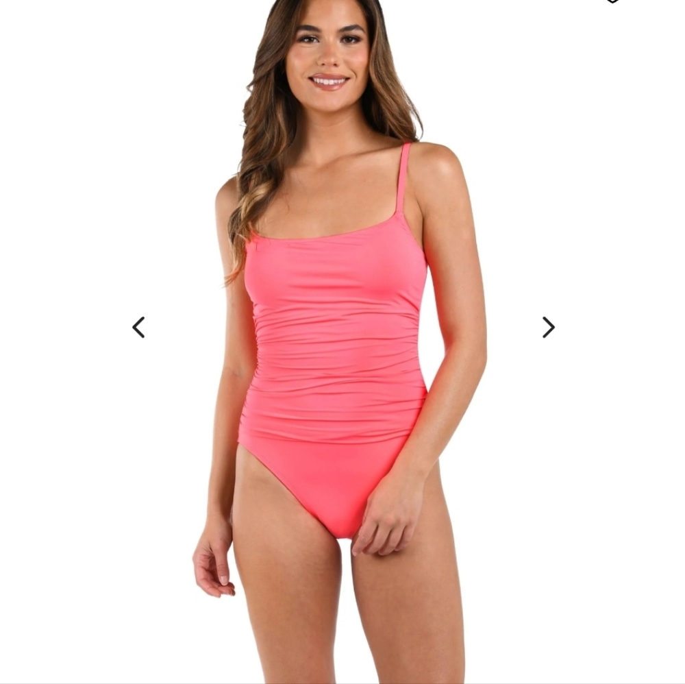 La Blanca Island Goddess Lingerie One Piece - Coral Reef
